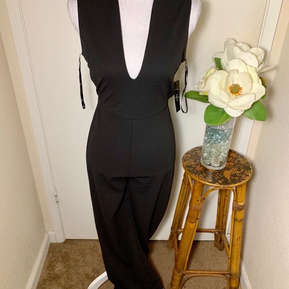 Lulu’s Thinking Out Loud Backless Black Jumpsuit - Picture 6 of 9
